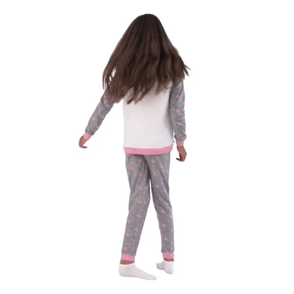 Sleep On It Girl's Size S (7/8) 2-Piece Long-Sleeved Pajama Sleep Set - Picture 5 of 10